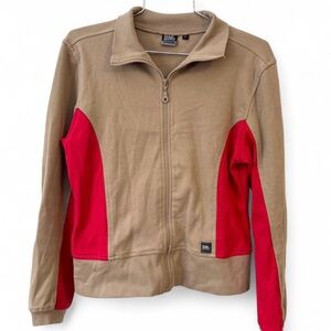 Dr. Martens Rare Vintage Air Wair Zip Jacket Tan and Red Size XL